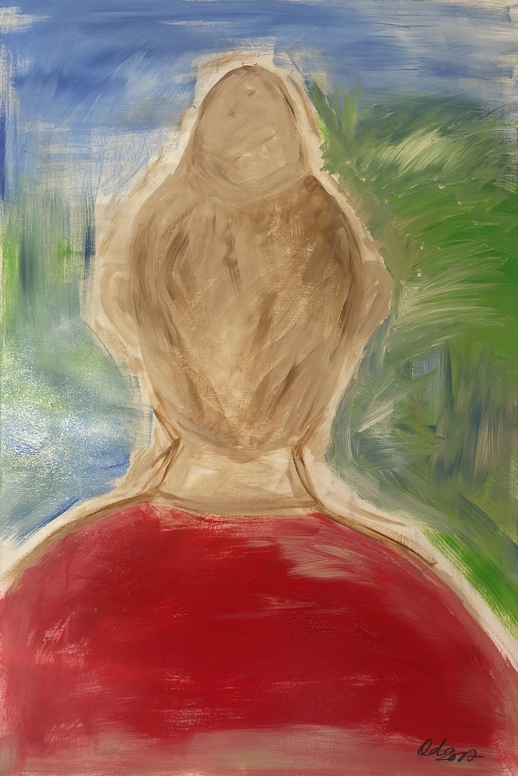 Christiane Lehmacher-Dubberke „Selbstportrait“, 2017 120 x 80 cm